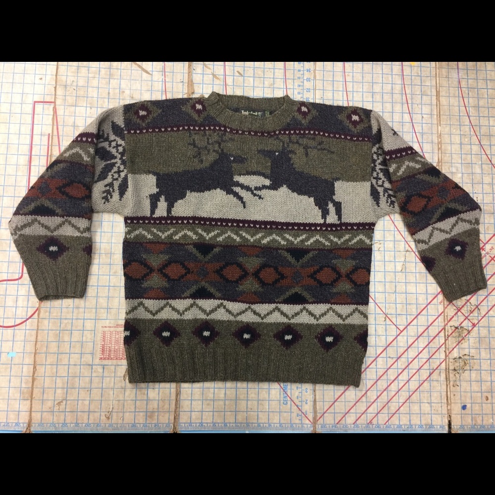 Timberland Handknit Wool Sweater Medium